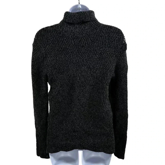 Sundance S Womens Cowl Neck Ribbed Dimensions Sweater Knit Cotton Silk Blend - Picture 16 of 16